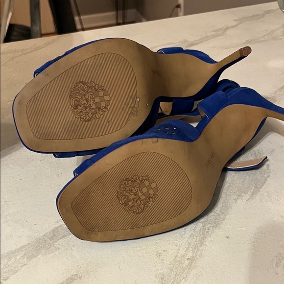 Vince Camuto Royal Blue Heeled Sandals - Picture 7 of 11